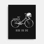 Bike Skeleton-None-Stretched-Canvas-tobefonseca
