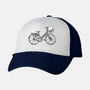 Bike Skeleton-Unisex-Trucker-Hat-tobefonseca