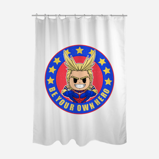 Be Your Own Hero-None-Polyester-Shower Curtain-Tri haryadi