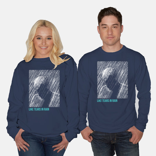 Like Tears In Rain-Unisex-Crew Neck-Sweatshirt-Tronyx79