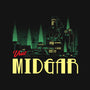 Visit Midgar-Womens-Fitted-Tee-arace