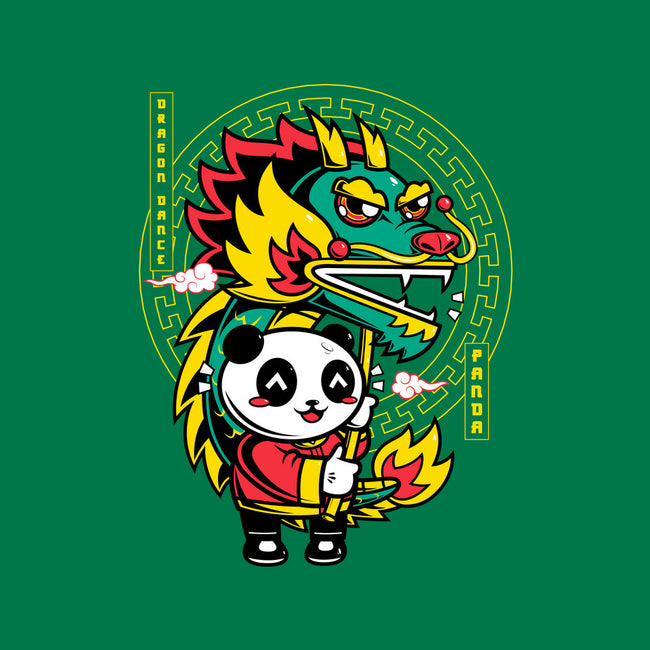 Dragon Dance Panda-None-Removable Cover-Throw Pillow-krisren28