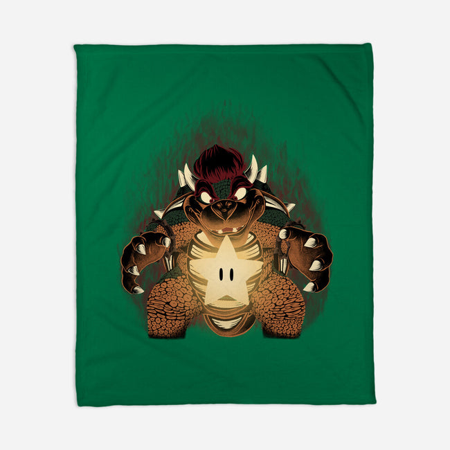 Bowser Star-None-Fleece-Blanket-rmatix
