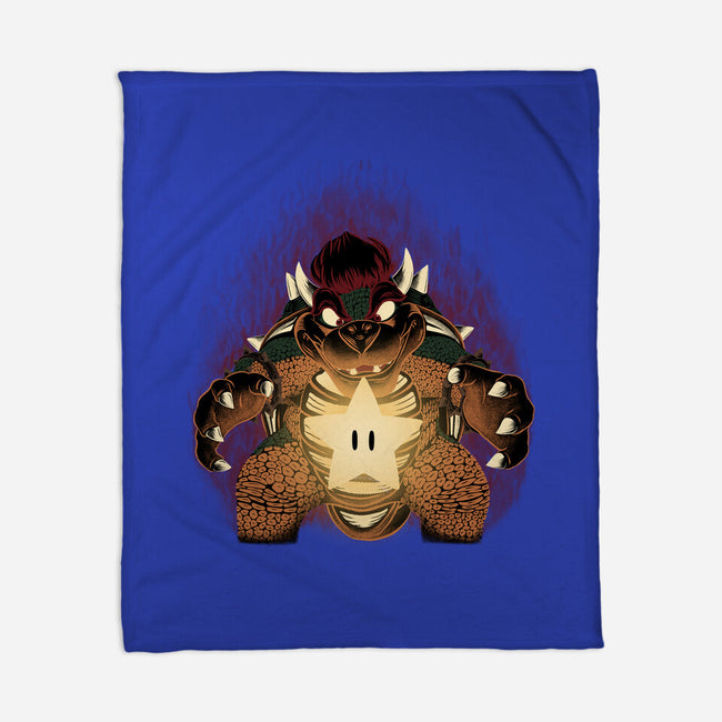 Bowser Star-None-Fleece-Blanket-rmatix