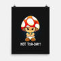 Not Happening Toaday-None-Matte-Poster-Vallina84
