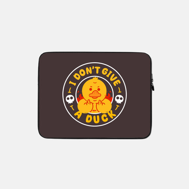 I Don’t Give A Duck-None-Zippered-Laptop Sleeve-Tri haryadi