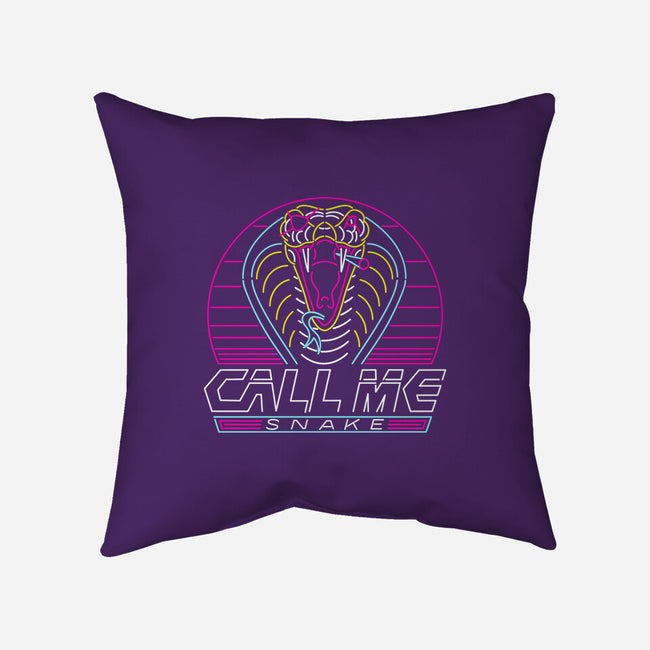Call Me Snake-None-Removable Cover w Insert-Throw Pillow-rocketman_art