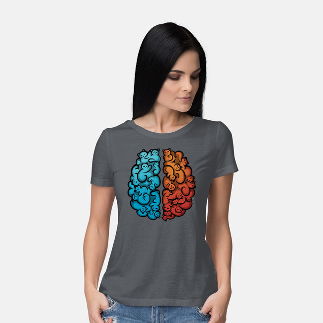 Cats In My Mind-Womens-Basic-Tee-erion_designs