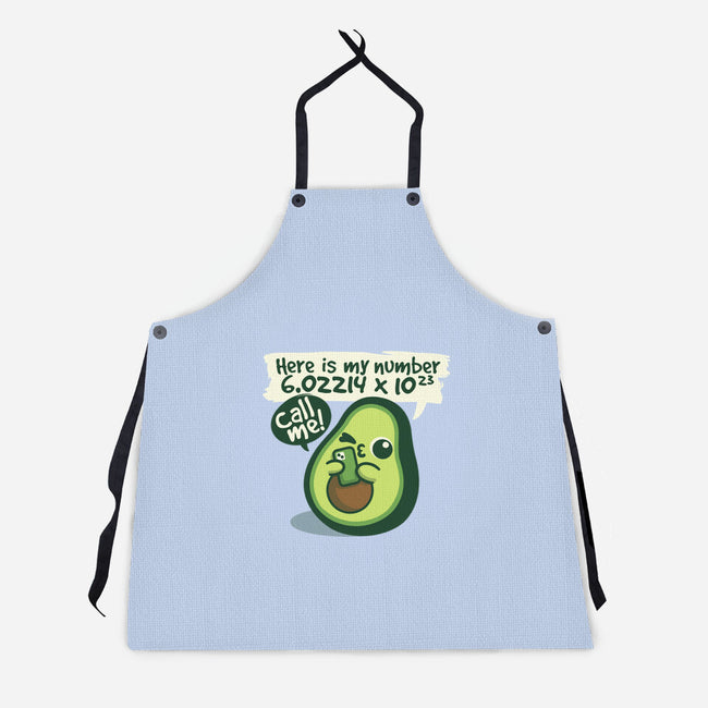 Call Me Avocado Number-Unisex-Kitchen-Apron-NemiMakeit