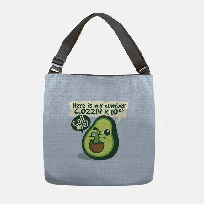 Call Me Avocado Number-None-Adjustable Tote-Bag-NemiMakeit