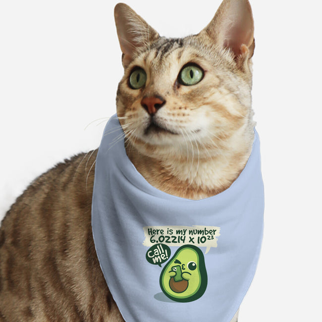 Call Me Avocado Number-Cat-Bandana-Pet Collar-NemiMakeit