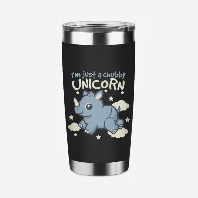 Rhino Chubby Unicorn-None-Stainless Steel Tumbler-Drinkware-NemiMakeit
