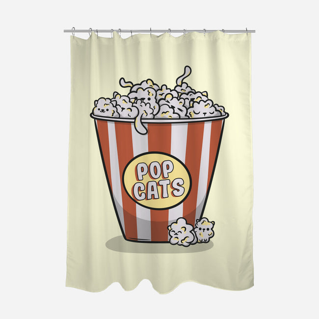Pop Cats-None-Polyester-Shower Curtain-Claudia