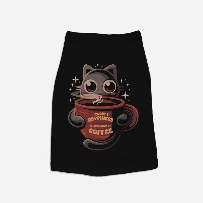 Happiness Sponsored By Coffee-Cat-Basic-Pet Tank-erion_designs