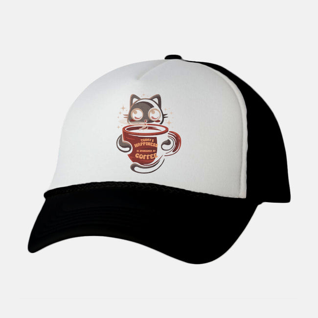 Happiness Sponsored By Coffee-Unisex-Trucker-Hat-erion_designs