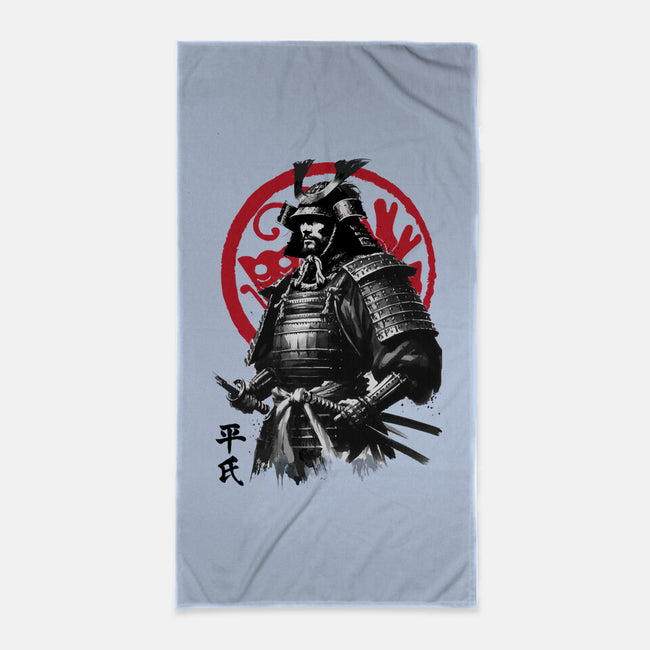 Samurai Clan Taira-None-Beach-Towel-DrMonekers