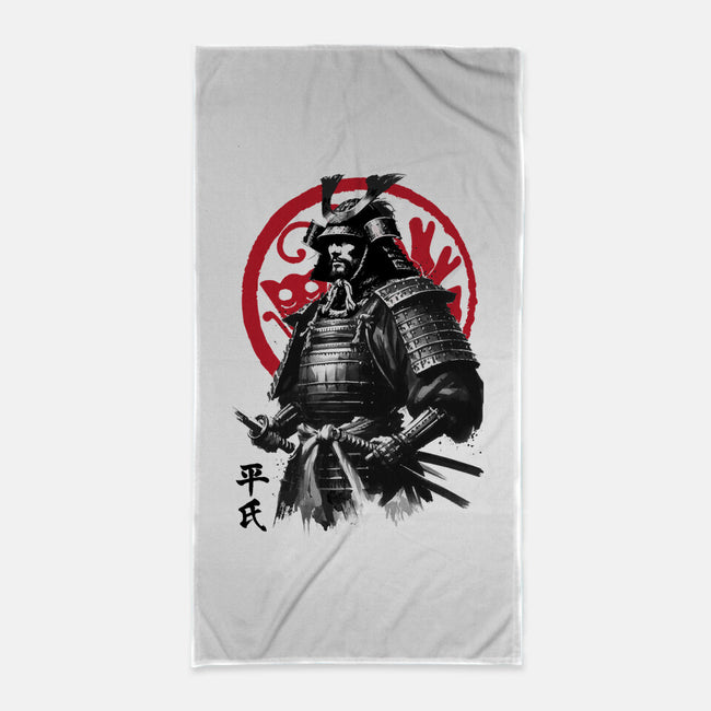 Samurai Clan Taira-None-Beach-Towel-DrMonekers