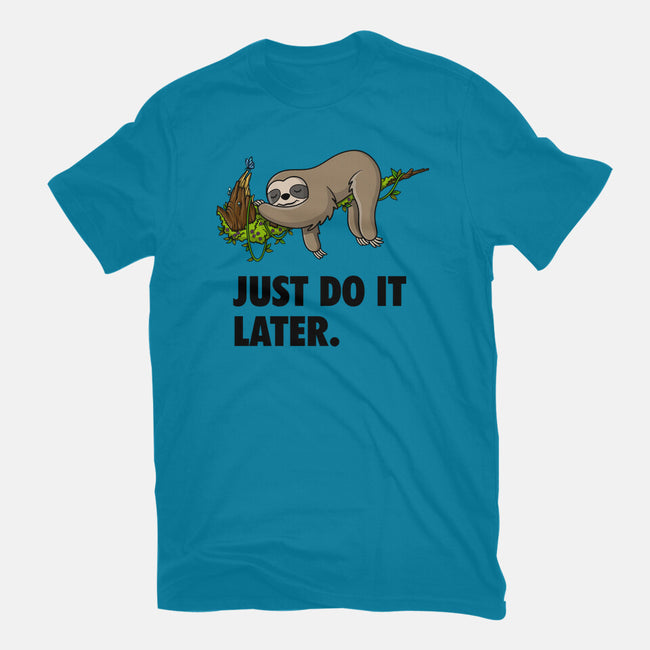 Just Do It Later-Womens-Fitted-Tee-drbutler