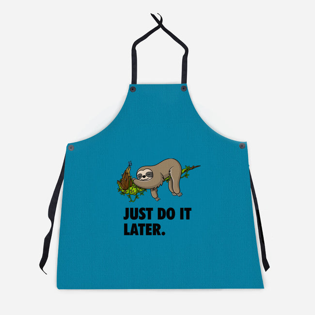 Just Do It Later-Unisex-Kitchen-Apron-drbutler