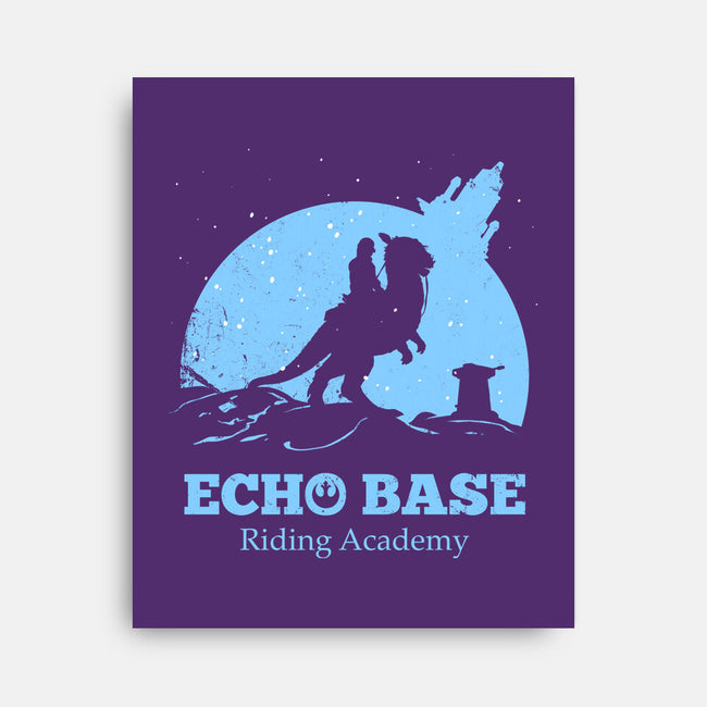 Echo Base Riding Academy-None-Stretched-Canvas-drbutler