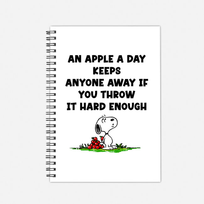 An Apple A Day-None-Dot Grid-Notebook-drbutler
