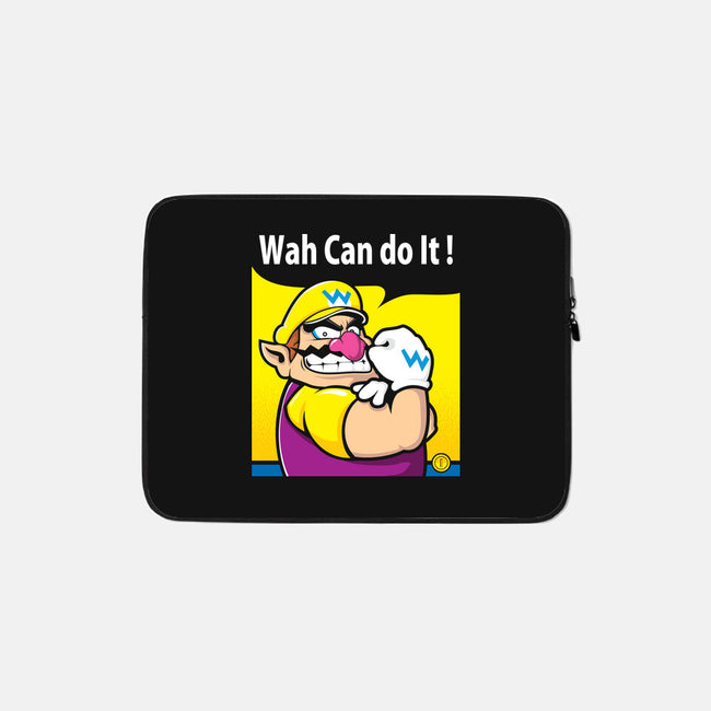 Wah Can Do It-None-Zippered-Laptop Sleeve-arace