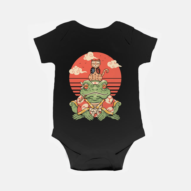 Meowster And Big Brother Croaker-Baby-Basic-Onesie-vp021