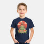 Meowster And Big Brother Croaker-Youth-Basic-Tee-vp021