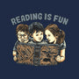 Reading Is Fun For Us-None-Fleece-Blanket-momma_gorilla
