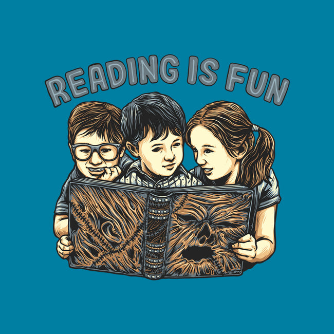 Reading Is Fun For Us-Unisex-Kitchen-Apron-momma_gorilla