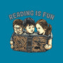 Reading Is Fun For Us-Womens-Basic-Tee-momma_gorilla