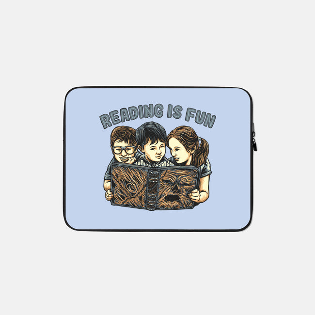 Reading Is Fun For Us-None-Zippered-Laptop Sleeve-momma_gorilla