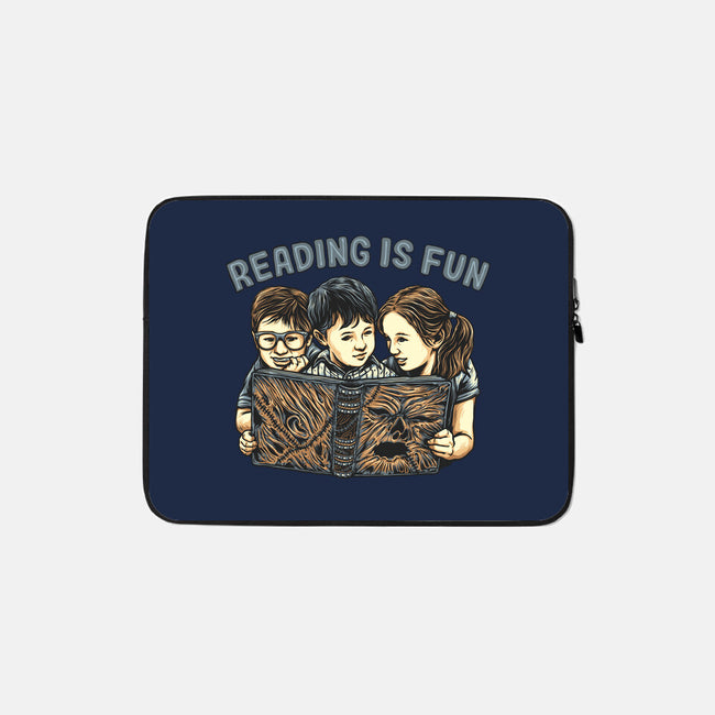 Reading Is Fun For Us-None-Zippered-Laptop Sleeve-momma_gorilla
