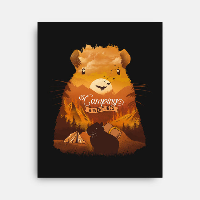 Campybara-None-Stretched-Canvas-dandingeroz