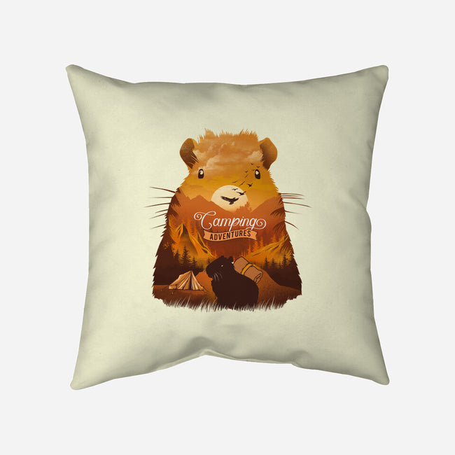 Campybara-None-Non-Removable Cover w Insert-Throw Pillow-dandingeroz
