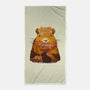 Campybara-None-Beach-Towel-dandingeroz