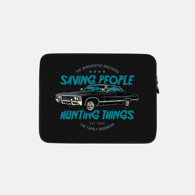 Saving People And Hunting Things-None-Zippered-Laptop Sleeve-gorillafamstudio