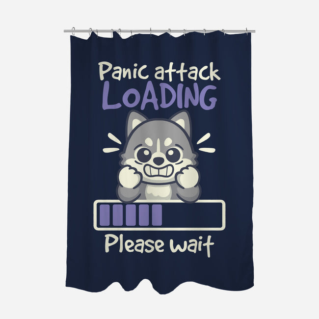 Panic Attack Loading-None-Polyester-Shower Curtain-NemiMakeit