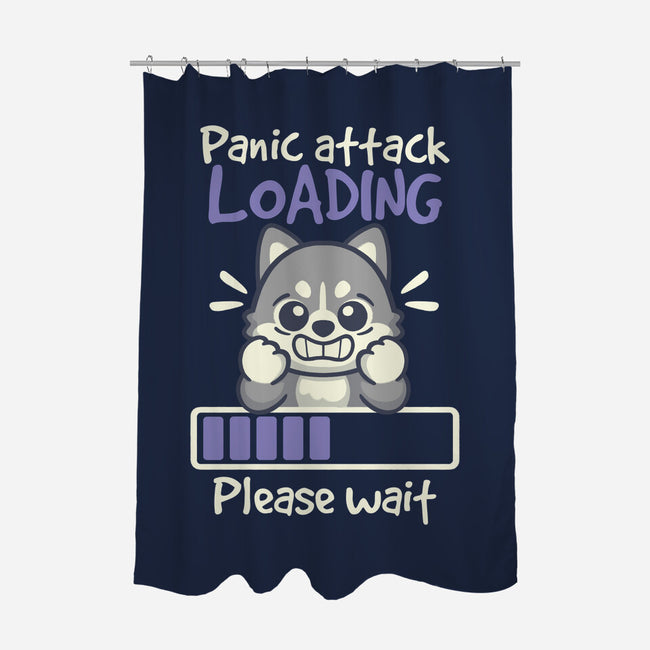Panic Attack Loading-None-Polyester-Shower Curtain-NemiMakeit