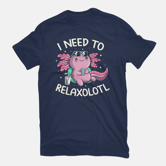 I Need To Relaxalotl-Mens-Basic-Tee-koalastudio