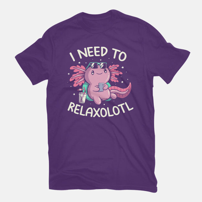 I Need To Relaxalotl-Youth-Basic-Tee-koalastudio