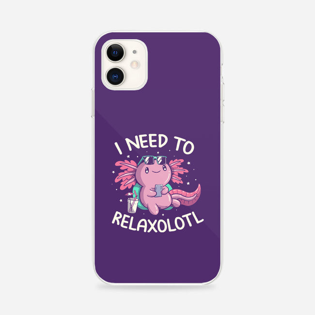 I Need To Relaxalotl-iPhone-Snap-Phone Case-koalastudio