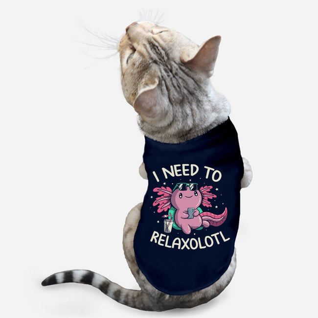 I Need To Relaxalotl-Cat-Basic-Pet Tank-koalastudio