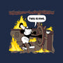Everything's Fine On The Steamboat-Youth-Basic-Tee-rocketman_art