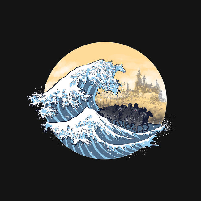 The Great Wave Of The Ringwraiths-None-Stretched-Canvas-zascanauta