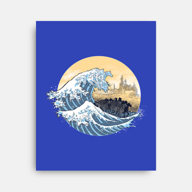 The Great Wave Of The Ringwraiths-None-Stretched-Canvas-zascanauta