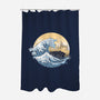 The Great Wave Of The Ringwraiths-None-Polyester-Shower Curtain-zascanauta