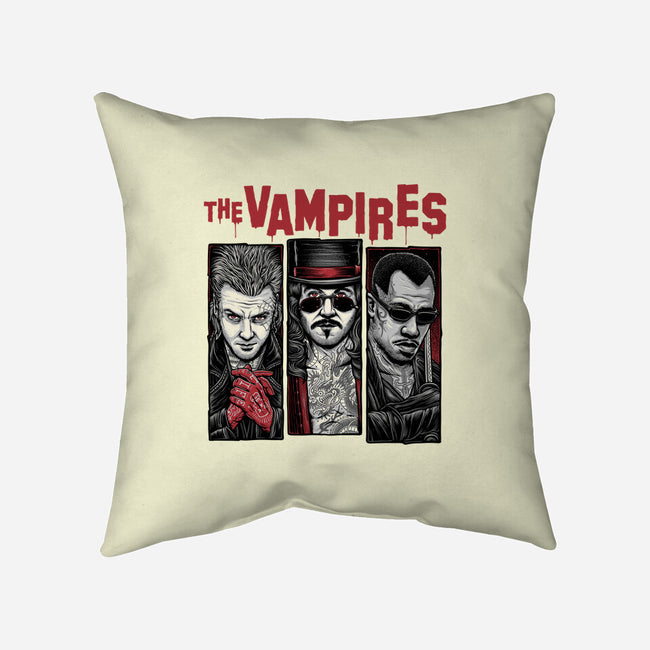 The Tattooed Vampires-None-Removable Cover-Throw Pillow-momma_gorilla