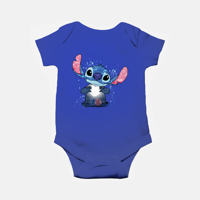 Stitch's Love-Baby-Basic-Onesie-JamesQJO