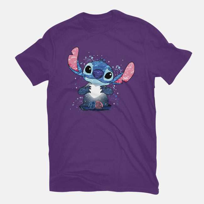 Stitch's Love-Womens-Fitted-Tee-JamesQJO